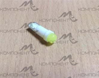 Лампа приборная без цоколя 1,2W 12V СОВ диод белый