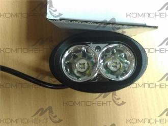Дополнительный свет "Лайтбар" 20W 12/24V овальный 95*78мм ДАЛЬНИЙ