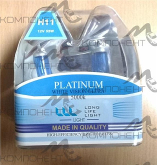 Лампа "Xenon" фары  H11  55 W 12V  LLL  White Vision