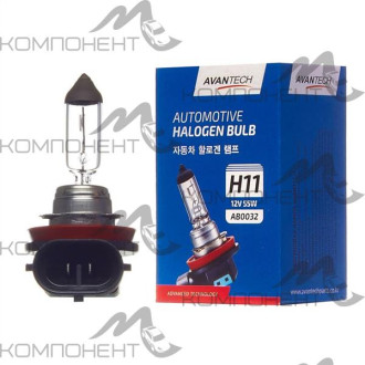 Лампа фары  H11  55 W 12V   AVANTECH