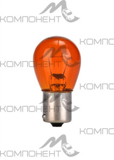 Лампа габарит  21 W 12V PY21W BA15S АВТОПРОФИ оранжевая блистер (2шт)