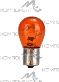 Лампа габарит  21 W 12V PY21W BA15S АВТОПРОФИ со смещением оранжевая