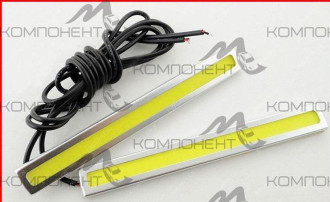 Дневные ходовые огни 12V столбики белые