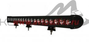 Дополнительный свет "Лайтбар" 240W 12/24V ПРЯМОЙ тонкий 105*50мм бок. крепления комб. свет