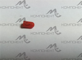 Колпачок лампы панели иномарка 4мм (красный) Т2, Т3, Т4