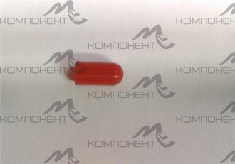 Колпачок лампы панели 1,2W 12V Т5, Т6,5 (красный)