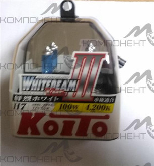 Лампа фары  H7  55 W 12V  Koito высокотемпературная (2шт)