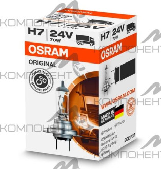 Лампа фары  H7  70 W 24V  OSRAM Original Line