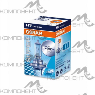 Лампа фары  H7  55 W 12V  OSRAM Super