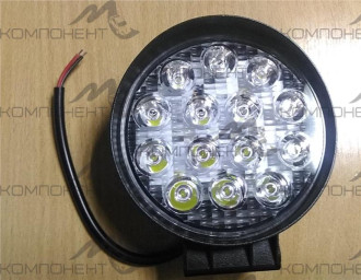 Дополнительный свет "Лайтбар" 42W 12/24V круглая 115*45мм 14 св/д