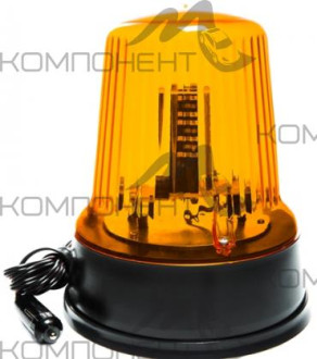 Маячок проблесковый светодиодный 12-24V на магните 30 LED импульсный