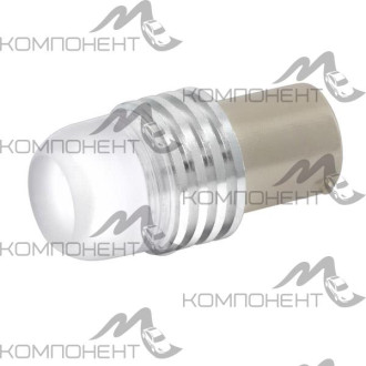 Лампа габарит  21 W 12V BA15s 1 SMD диод 1конт.  SKYWAY белая