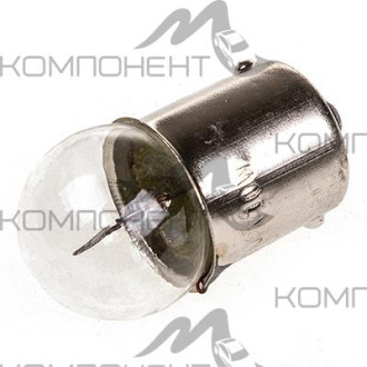 Лампа габарит  10 W 12V (с цоколем) R10W BA15S 3000К 1конт.  СПУТНИК SKYWAY