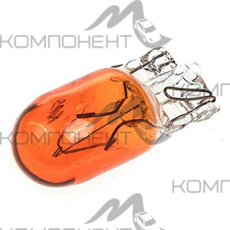 Лампа повторителя без цоколя  5 W 12V WY5W W2.1*9.5d 1конт.  СПУТНИК SKYWAY желтая