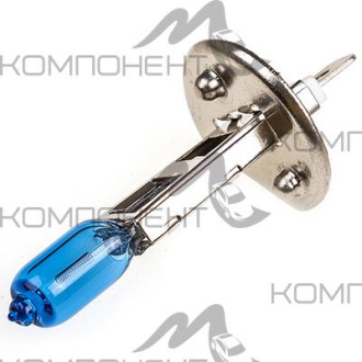 Лампа "Xenon" фары  H1  55 W 12V 4500K 1конт  СПУТНИК SKYWAY +30 (2шт)