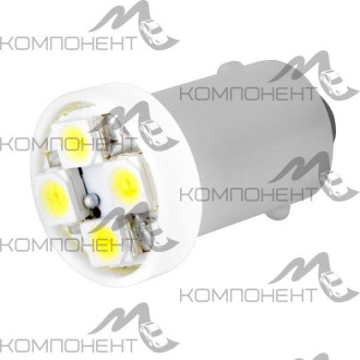 Лампа повторителя с цоколем 4W 12V 4 SMD диода 1конт. SKYWAY белая