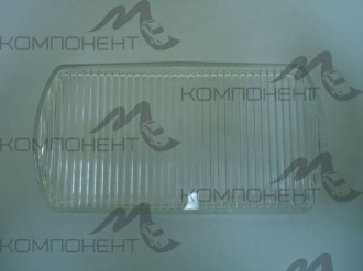 Стекло фары противотуманки белое