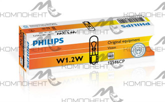 Лампа приборная без цоколя 1,2W 12V PHILIPS Vision