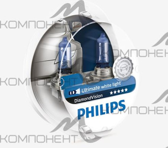 Лампа фары  HB4  51 W 12V P22D  PHILIPS DiamondVision (блистер 2шт)