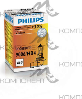 Лампа фары  HB4  51 W 12V P22D  PHILIPS Vision