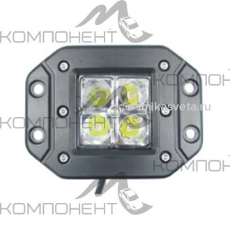 Дополнительный свет "Лайтбар" 12W  9-32V 6000К CREE/4 рассеянный ZOOML