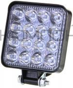 Дополнительный свет "Лайтбар" 48W  9-32V 85*85*15 2835SMD/16 6000К Mini направленный ZOOML