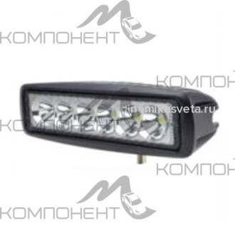 Дополнительный свет "Лайтбар" 18W  9-32V 6000К  направленный ZOOML