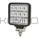 Дополнительный свет "Лайтбар" 12W  9-32V 76*95*25мм Osram/12 6000К Premium направленный ZOOML